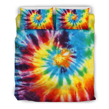 Colorful Tie Dye Print Abstract Art Bedding Set