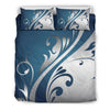 Blue & Grey Decor Bedding Set