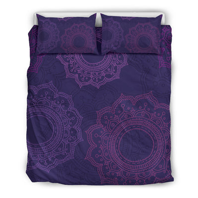 Purple Mandalas Bedding Set