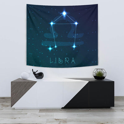 Libra Zodiac Wall Tapestry