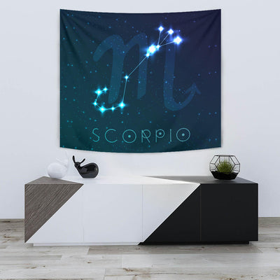 Scorpio Zodiac Wall Tapestry