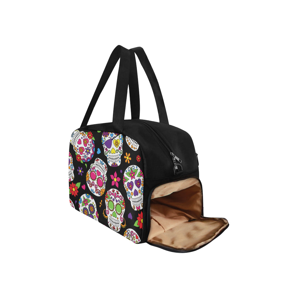 Colorful Sugar Skulls Fitness Bag Fitness