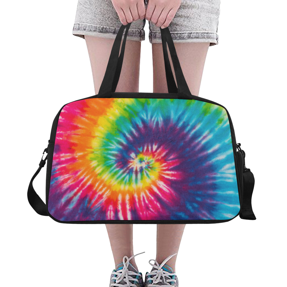 Colorful Tie Dye Spiral Fitness Bag Fitness