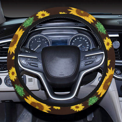 Sunflowers Steering Wheel Cover