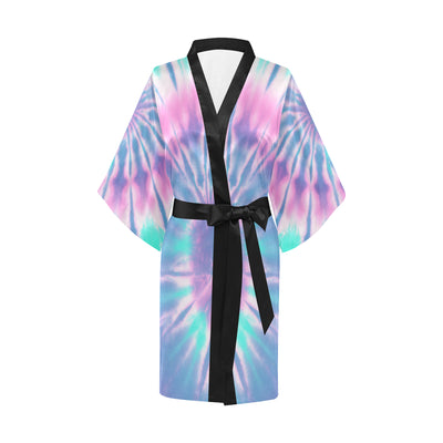 Pink Tie Dye Kimono Robe