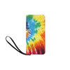 Colorful Tie Dye Abstract Art Clutch Purse