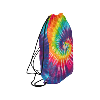 Colorful Tie Dye Spiral Drawstring Bag
