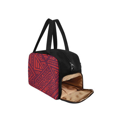 Red Tribal Polynesian Fitness Bag Fitness