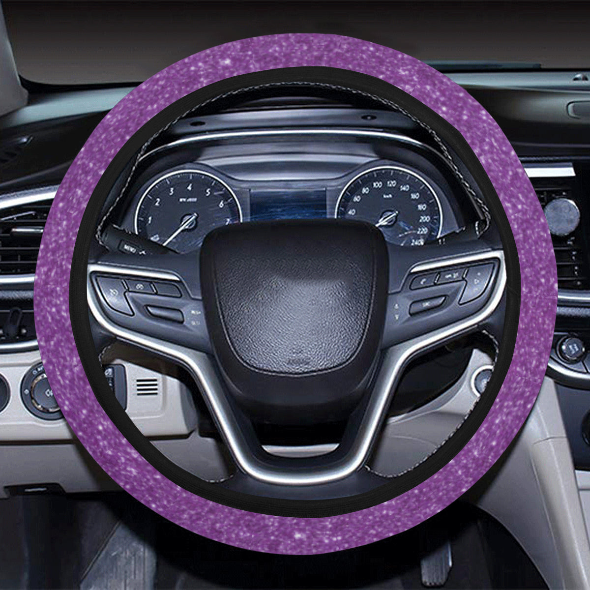 Purple Confetti Steering Wheel Cover Steering