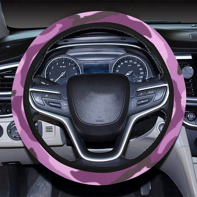 Purple Camouflage Steering Wheel Cover