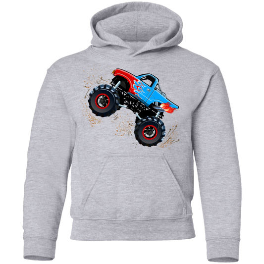 Monster Truck Kids Hoodie