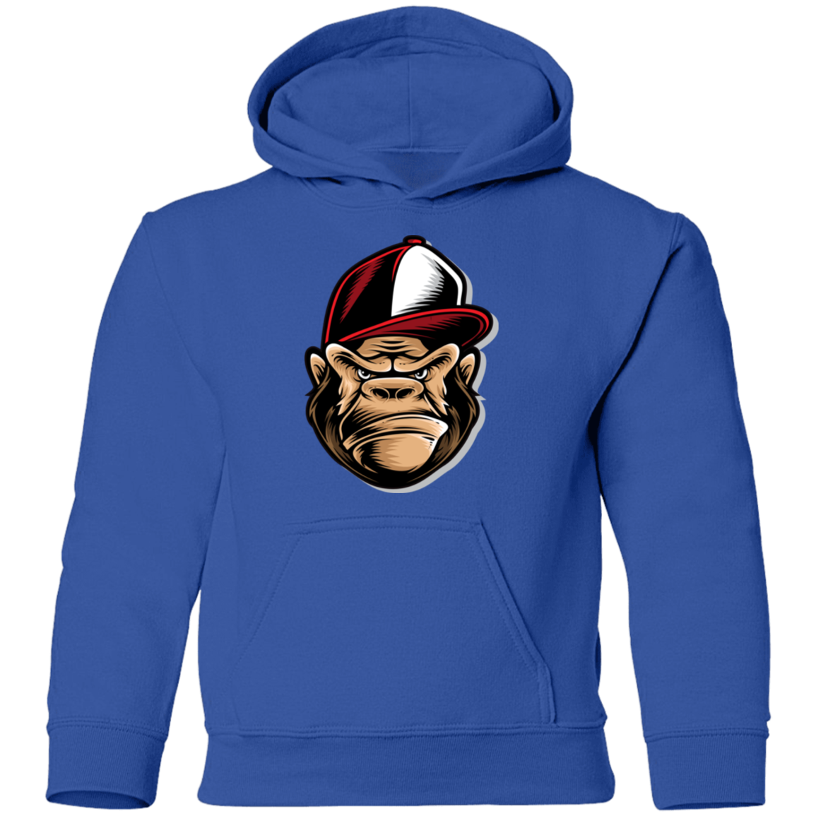 Gorilla Cartoon Kids Hoodie