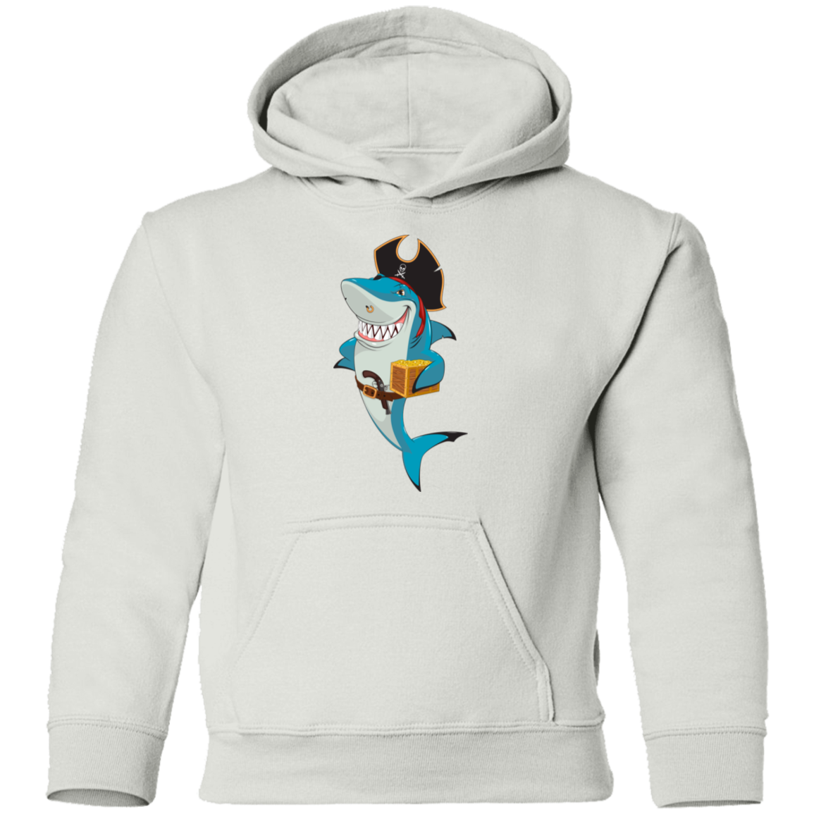 Pirate Shark Kids Hoodie
