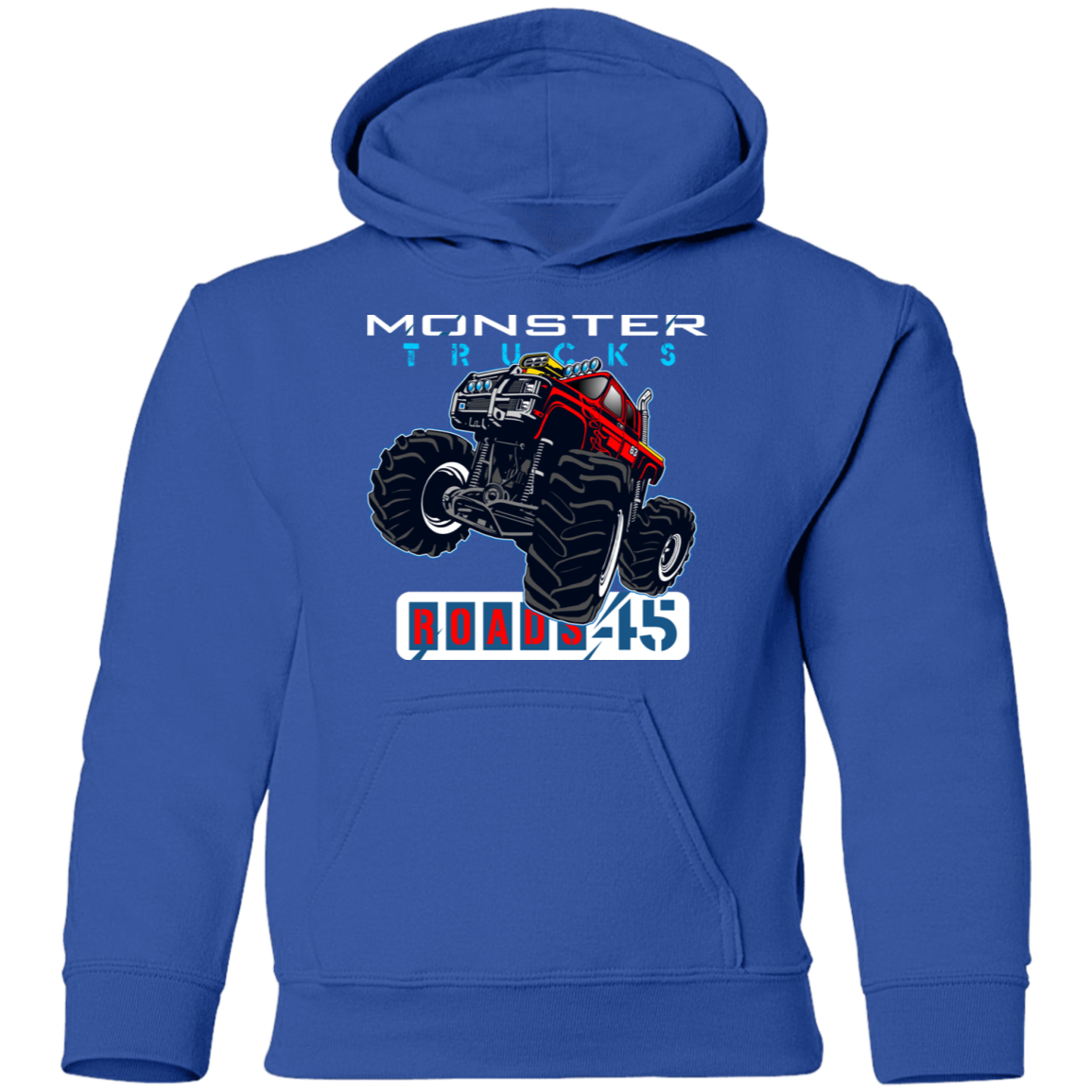Monster Truck Kids Hoodie