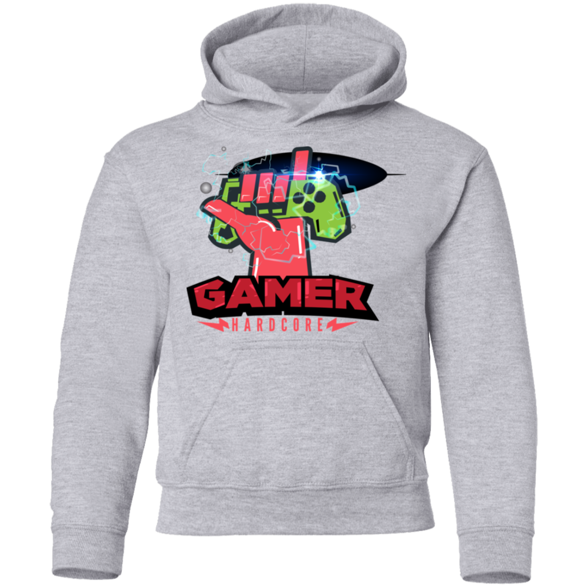 Hardcore Gamer Kids Hoodie