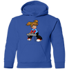 Keyboard Girl Cartoon Kids Hoodie