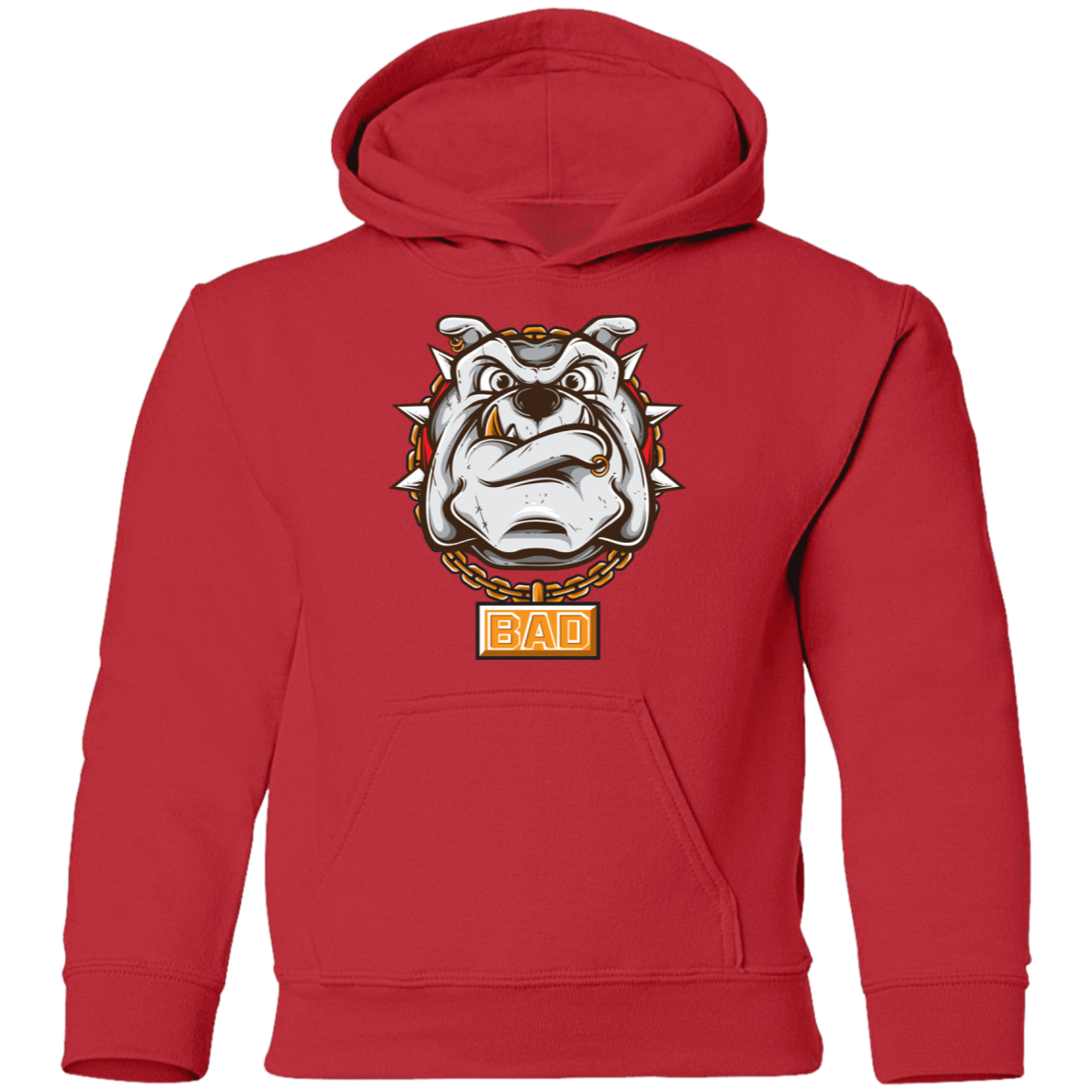 Bulldog Cartoon Kids Hoodie