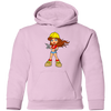 Construction Girl Cartoon Kids Hoodie