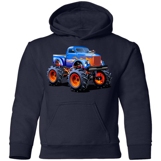 Monster Truck Kids Hoodie