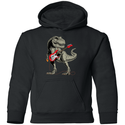 Dinosaur Guitar Kids Hoodie