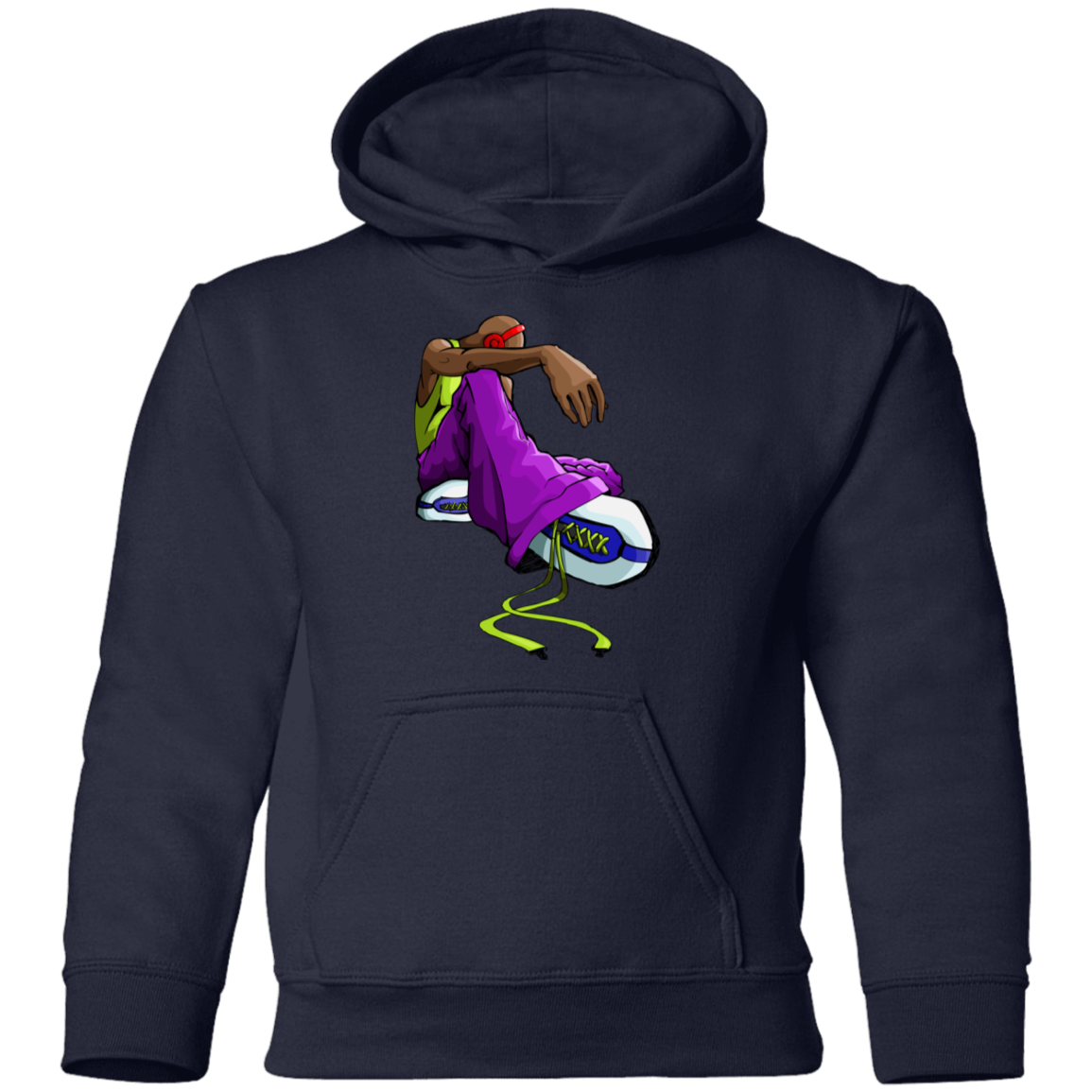 Hip Hop Cartoon Kids Hoodie