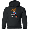 Keyboard Girl Cartoon Kids Hoodie