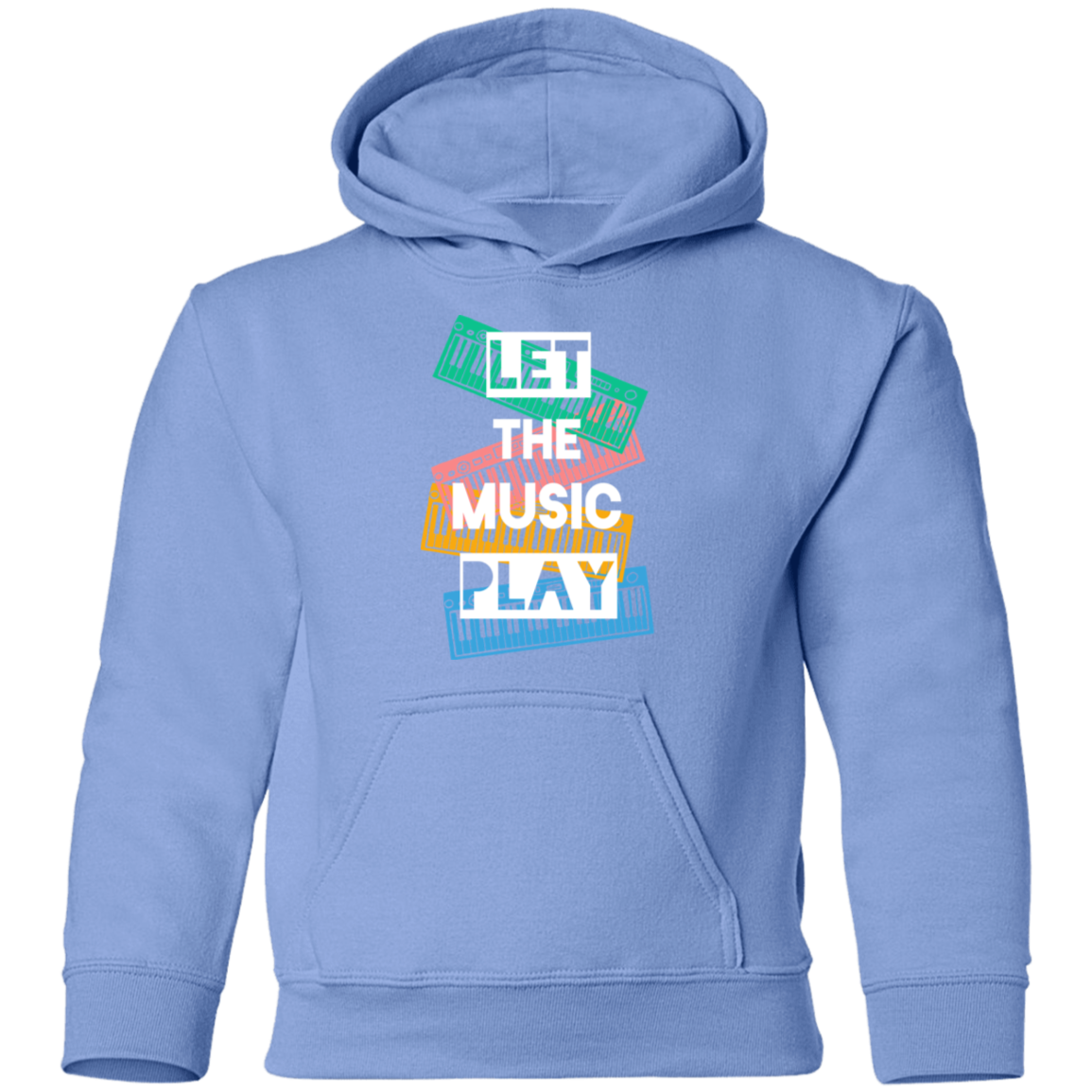Let the Music Play Kids Hoodie