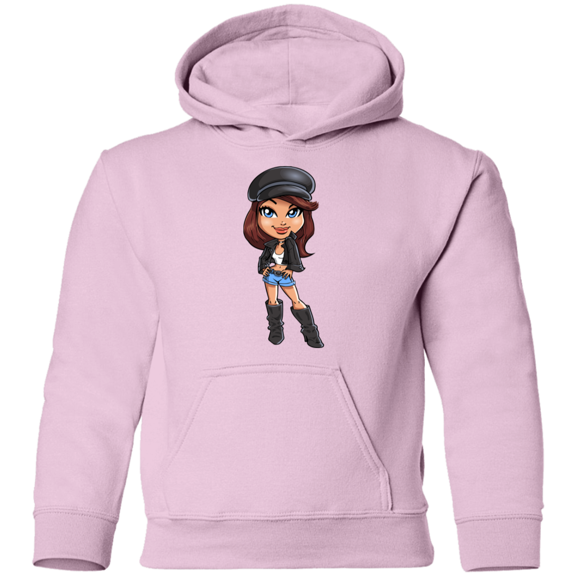 Cartoon Girl Kids Hoodie