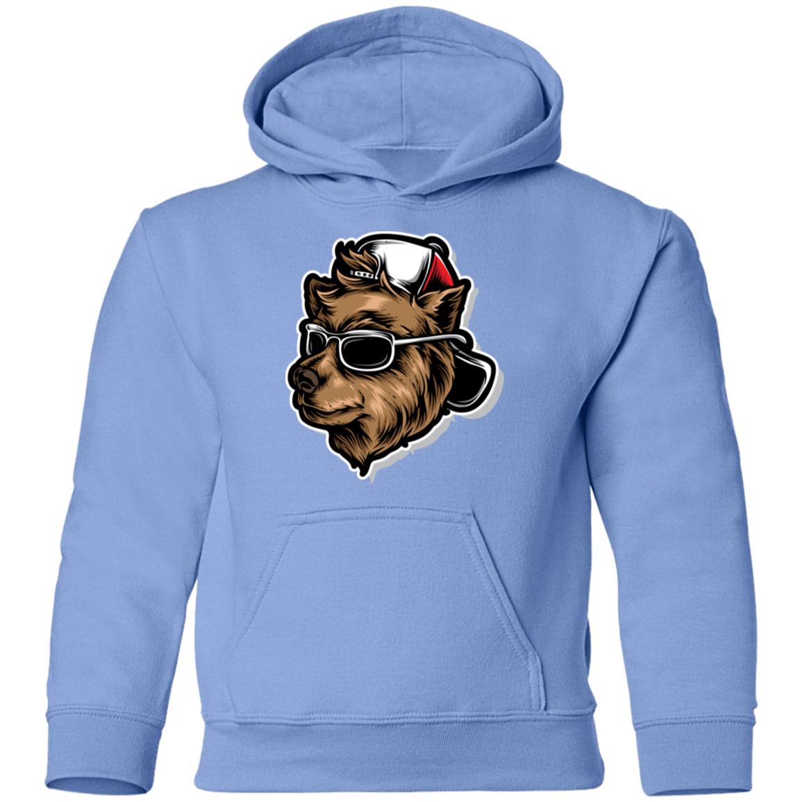 Cool Bear Cartoon Kids Hoodie