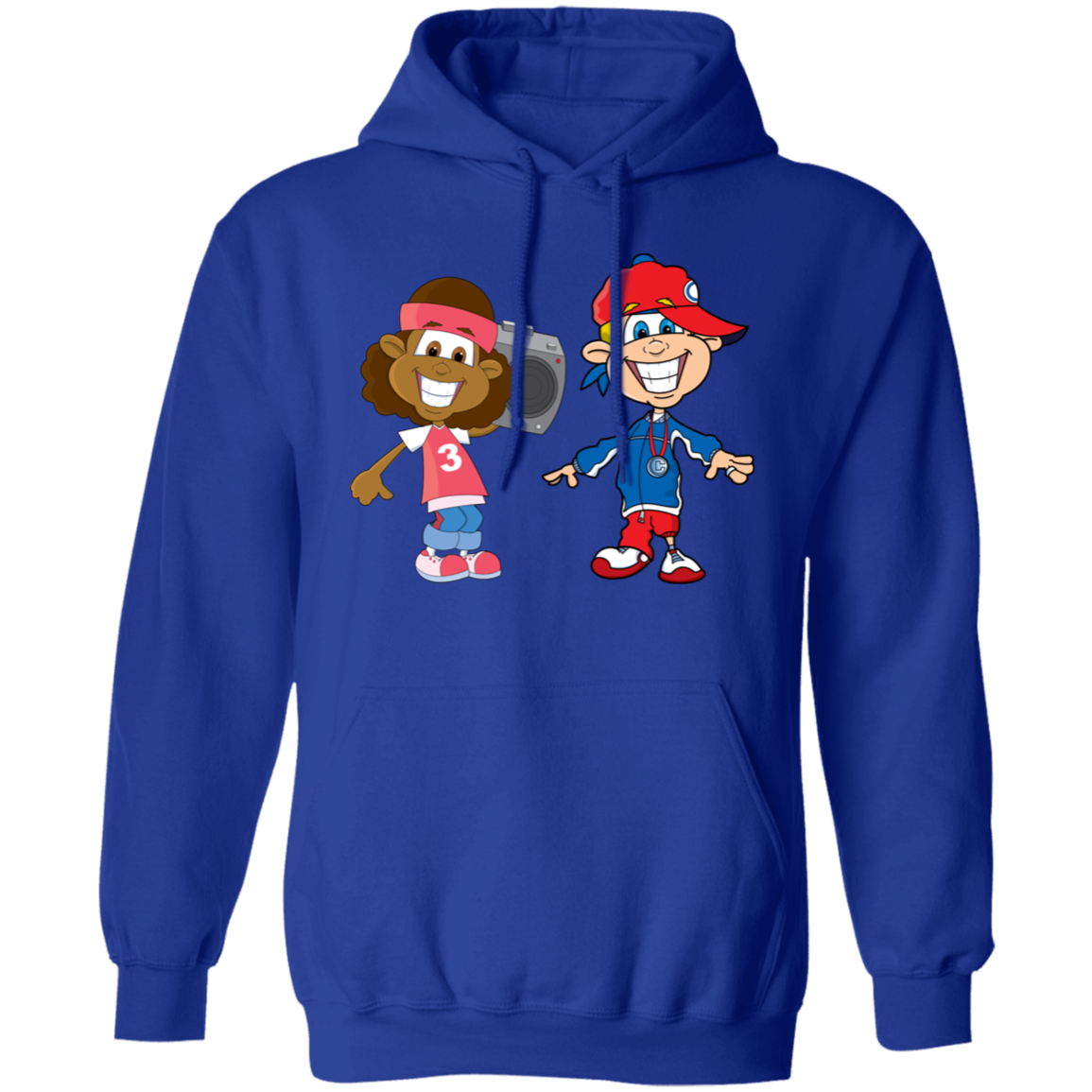 Hip Hop Cartoon Kids Hoodie 3XL