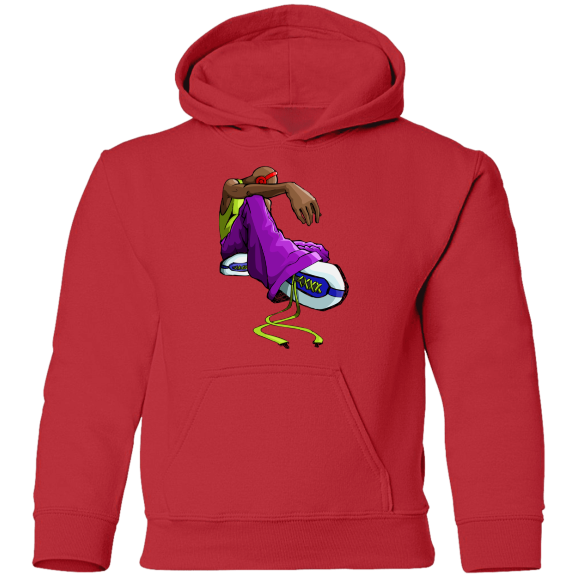Hip Hop Cartoon Kids Hoodie