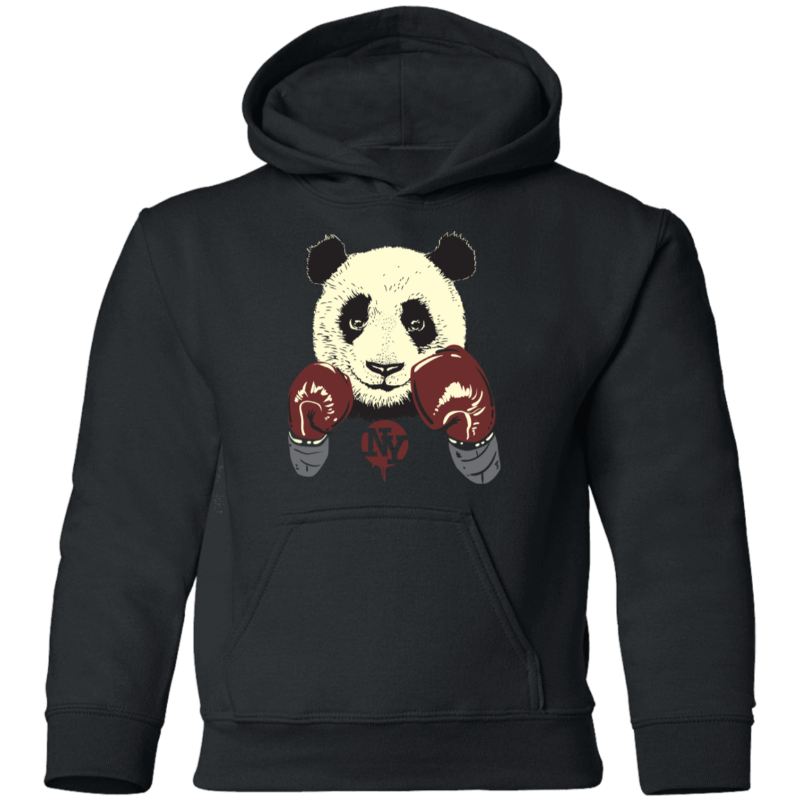 Boxing Panda Boxer Kids Hoodie