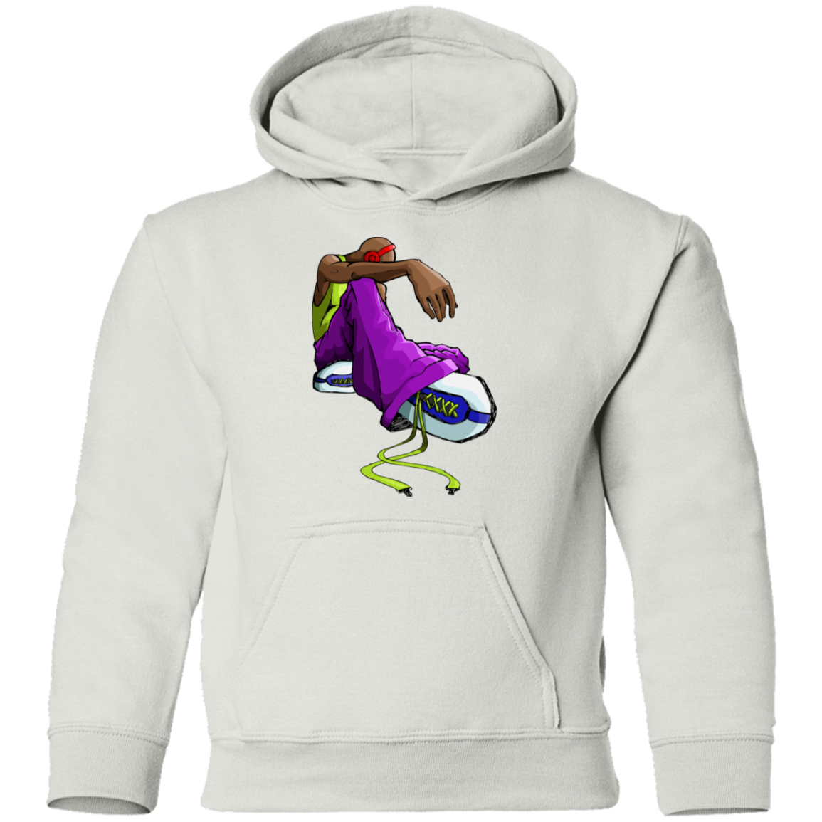Hip Hop Cartoon Kids Hoodie