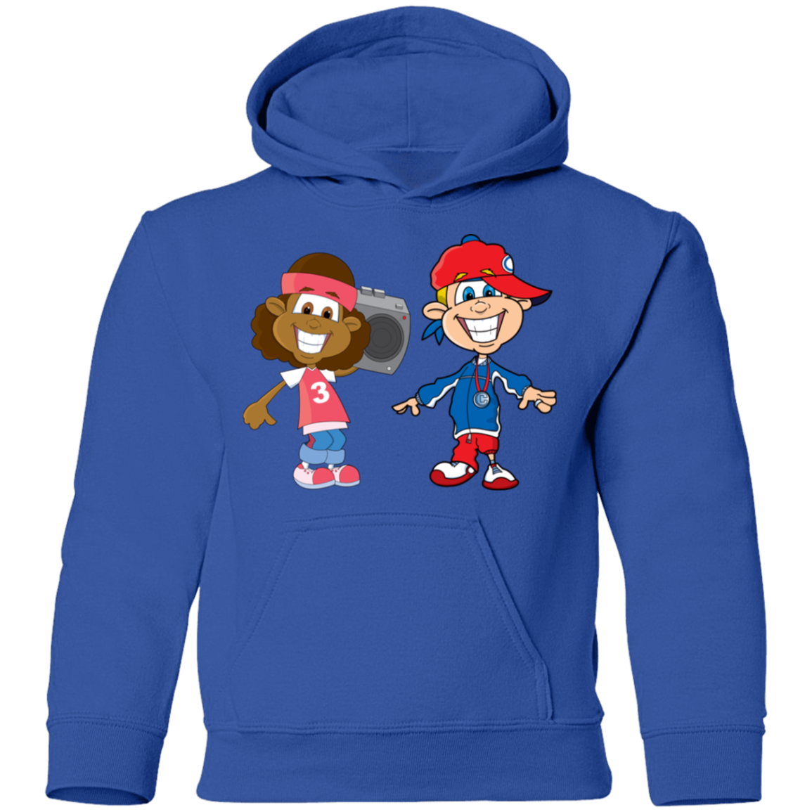 Hip Hop Cartoon Kids Hoodie