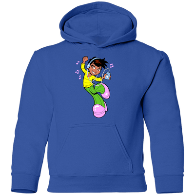 Dancing Girl Cartoon Kids Hoodie