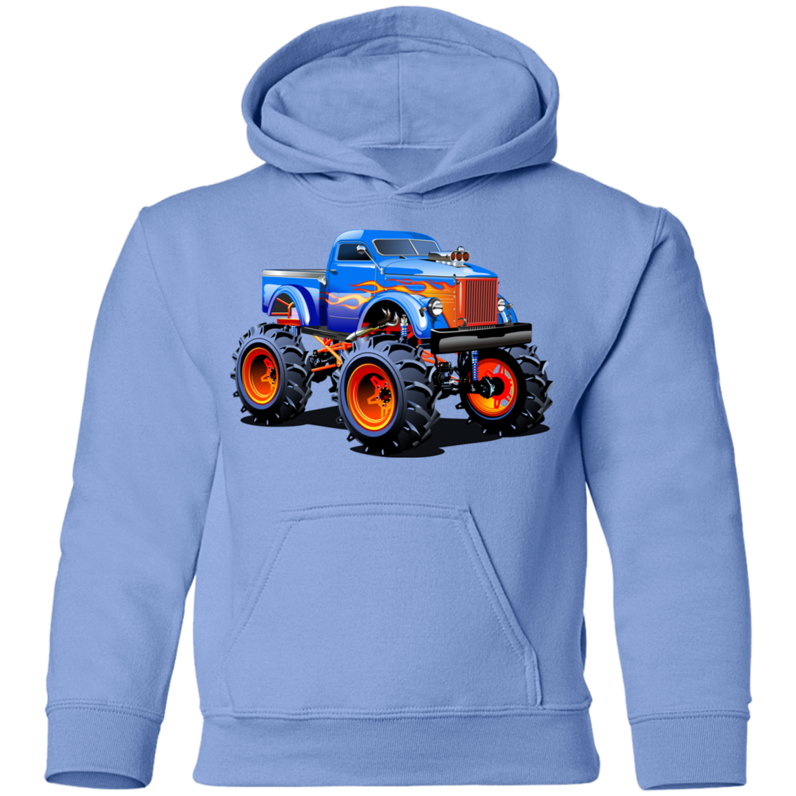 Monster Truck Kids Hoodie