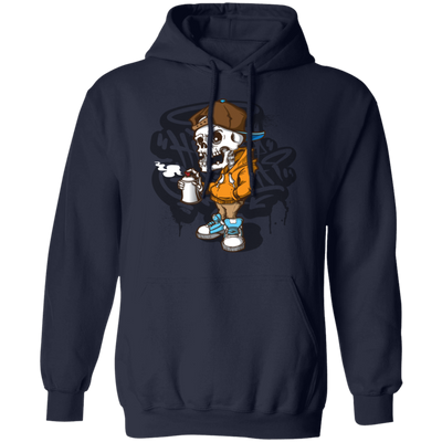 Skeleton Graffiti Artist Hoodie CC