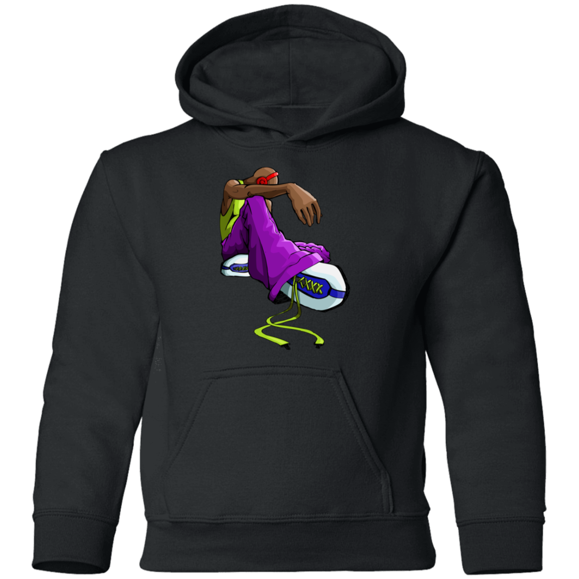 Hip Hop Cartoon Kids Hoodie