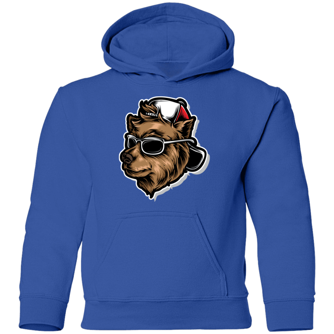Cool Bear Cartoon Kids Hoodie