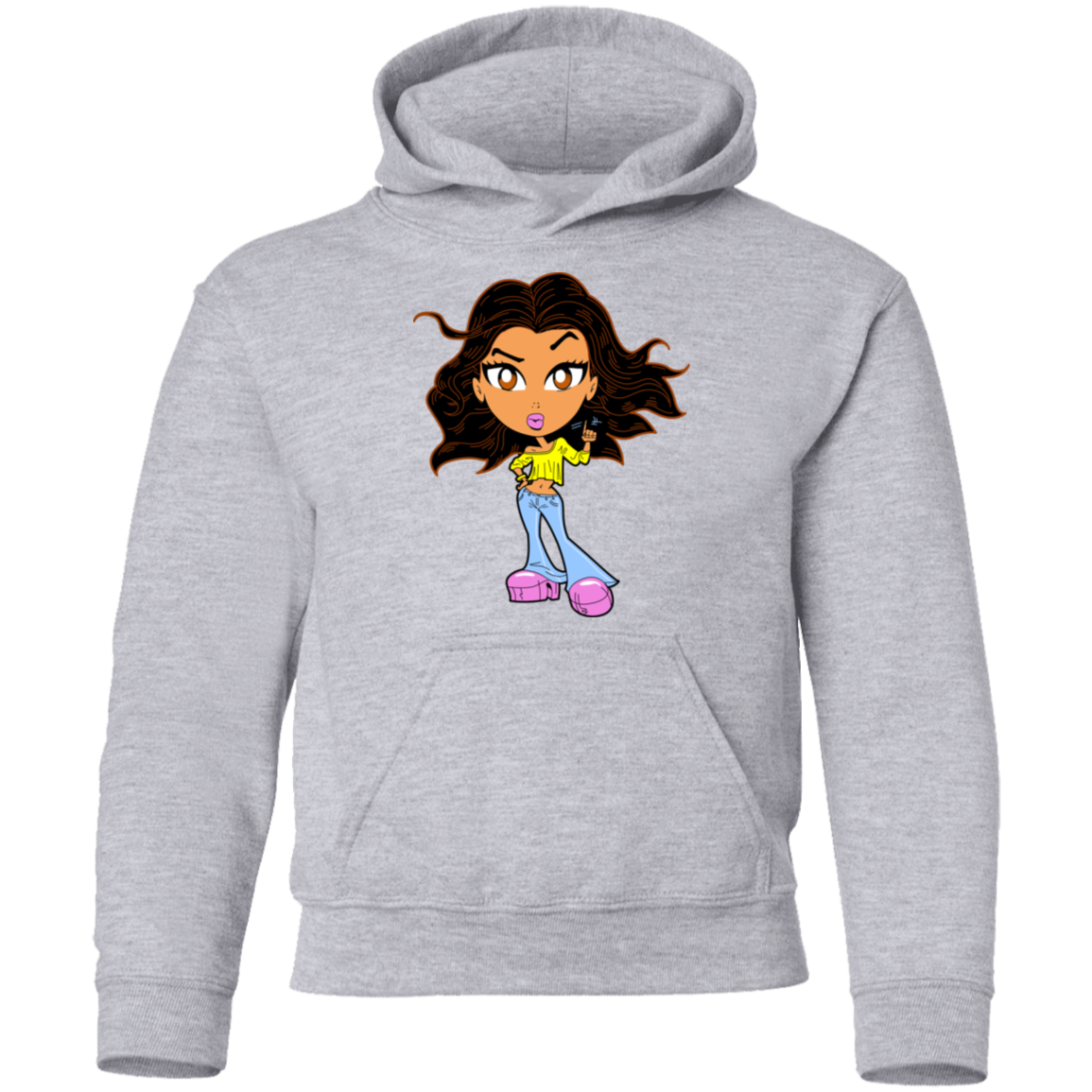 Cartoon Girl Kids Hoodie