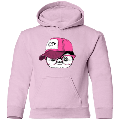 Hipster penguin Head Kids Hoodie