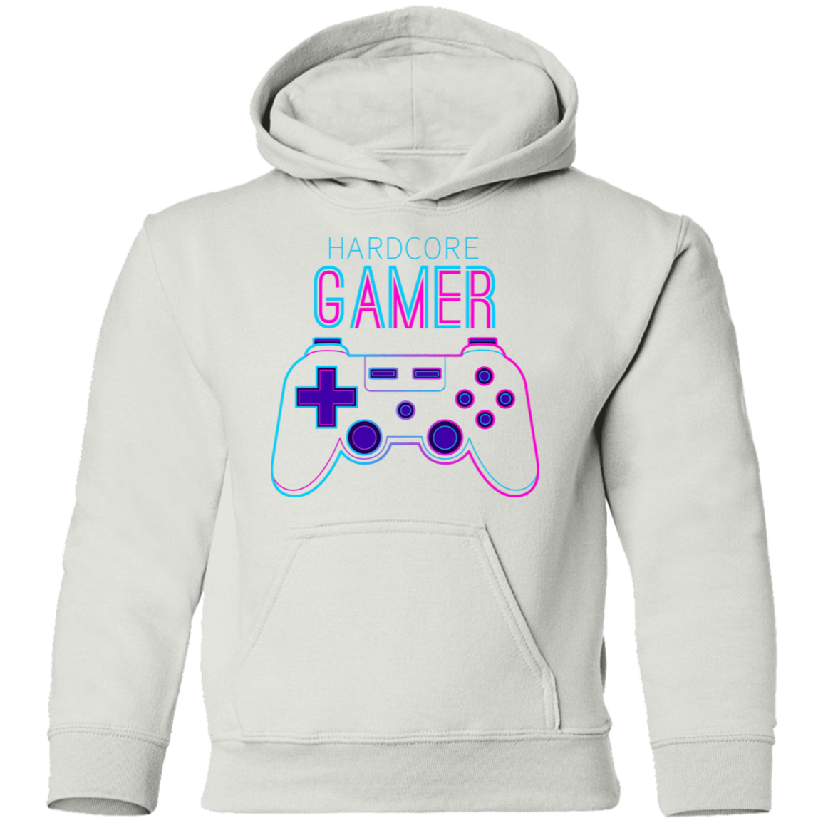 Hardcore Gamer Kids Hoodie