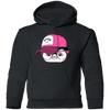 Hipster penguin Head Kids Hoodie