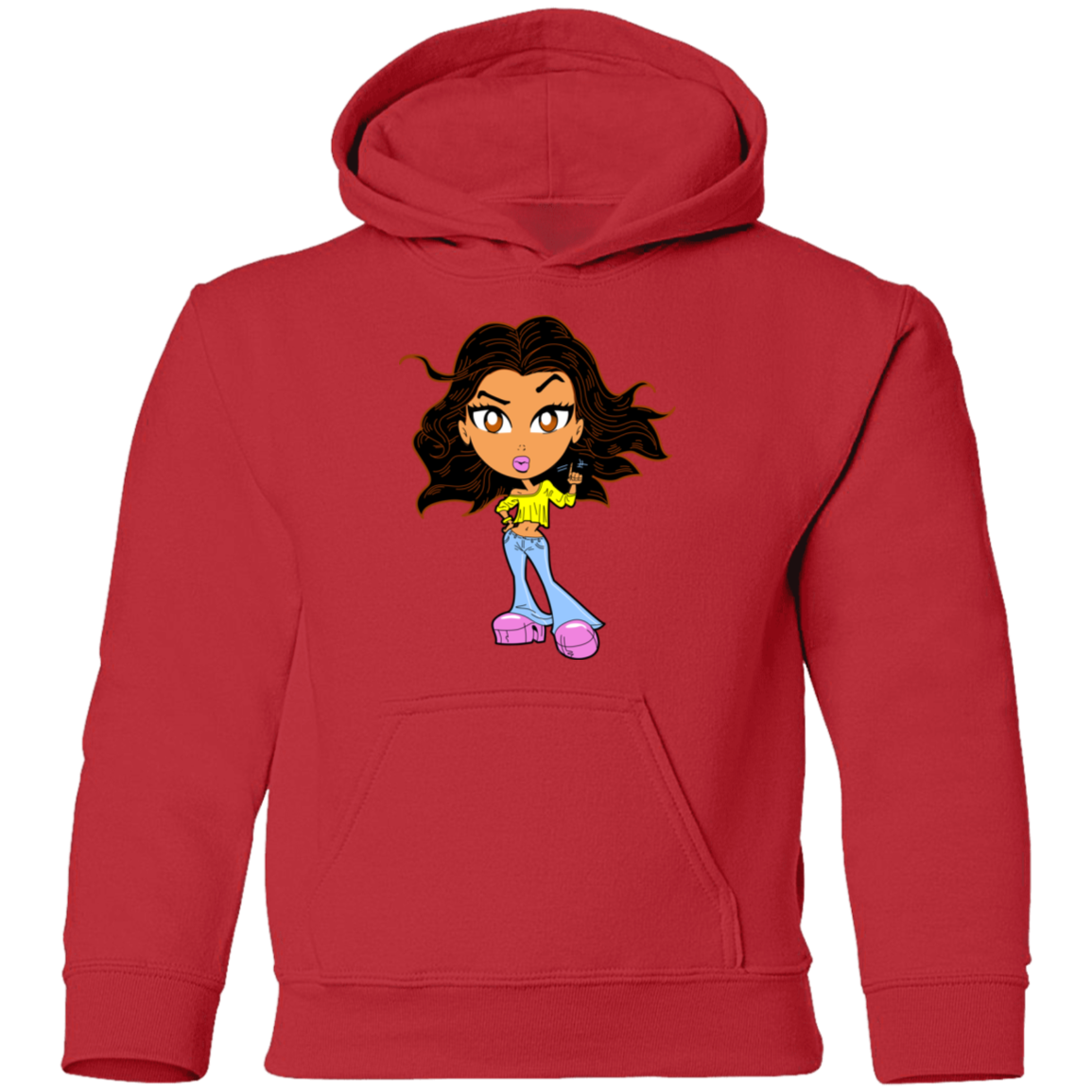 Cartoon Girl Kids Hoodie