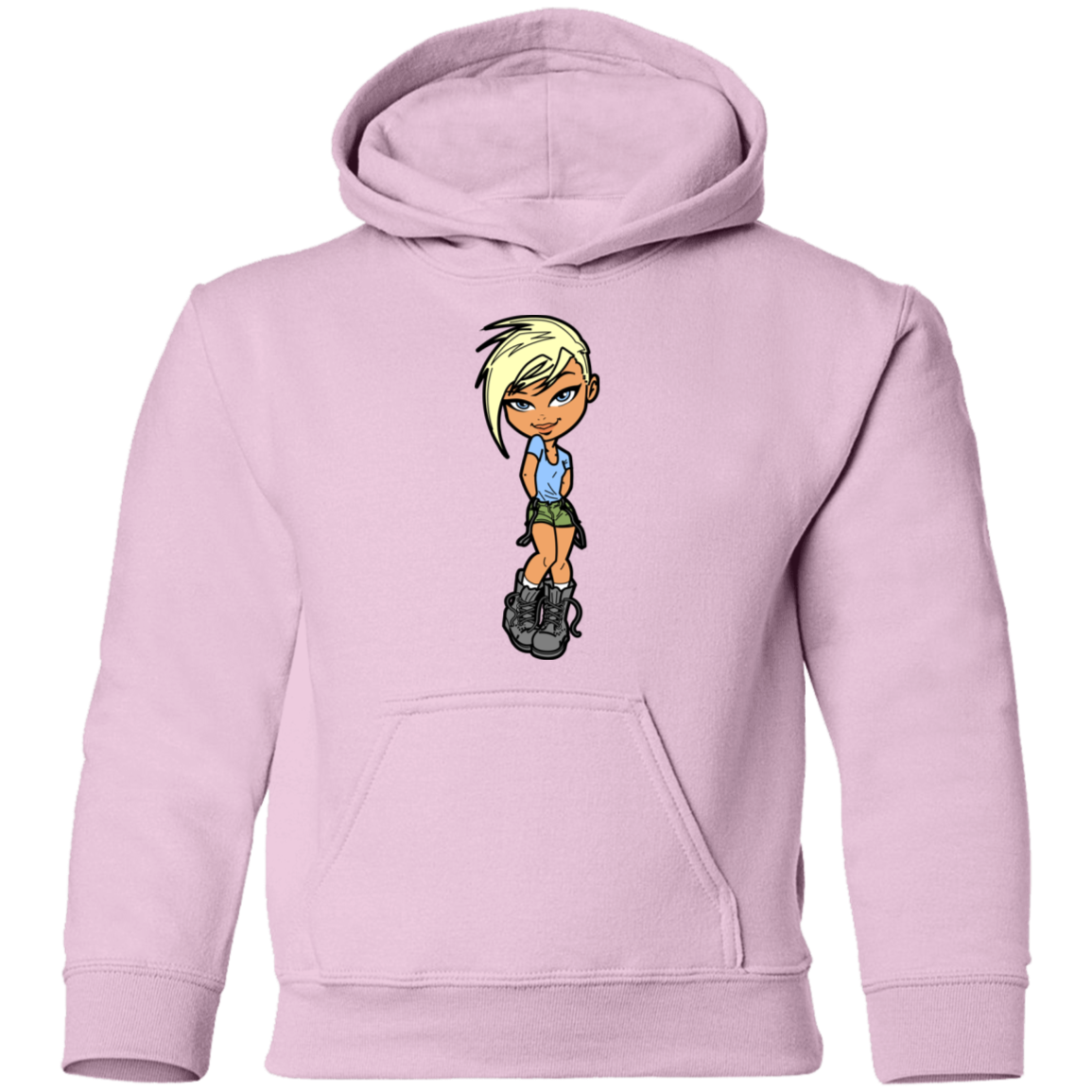 Cartoon Girl Kids Hoodie
