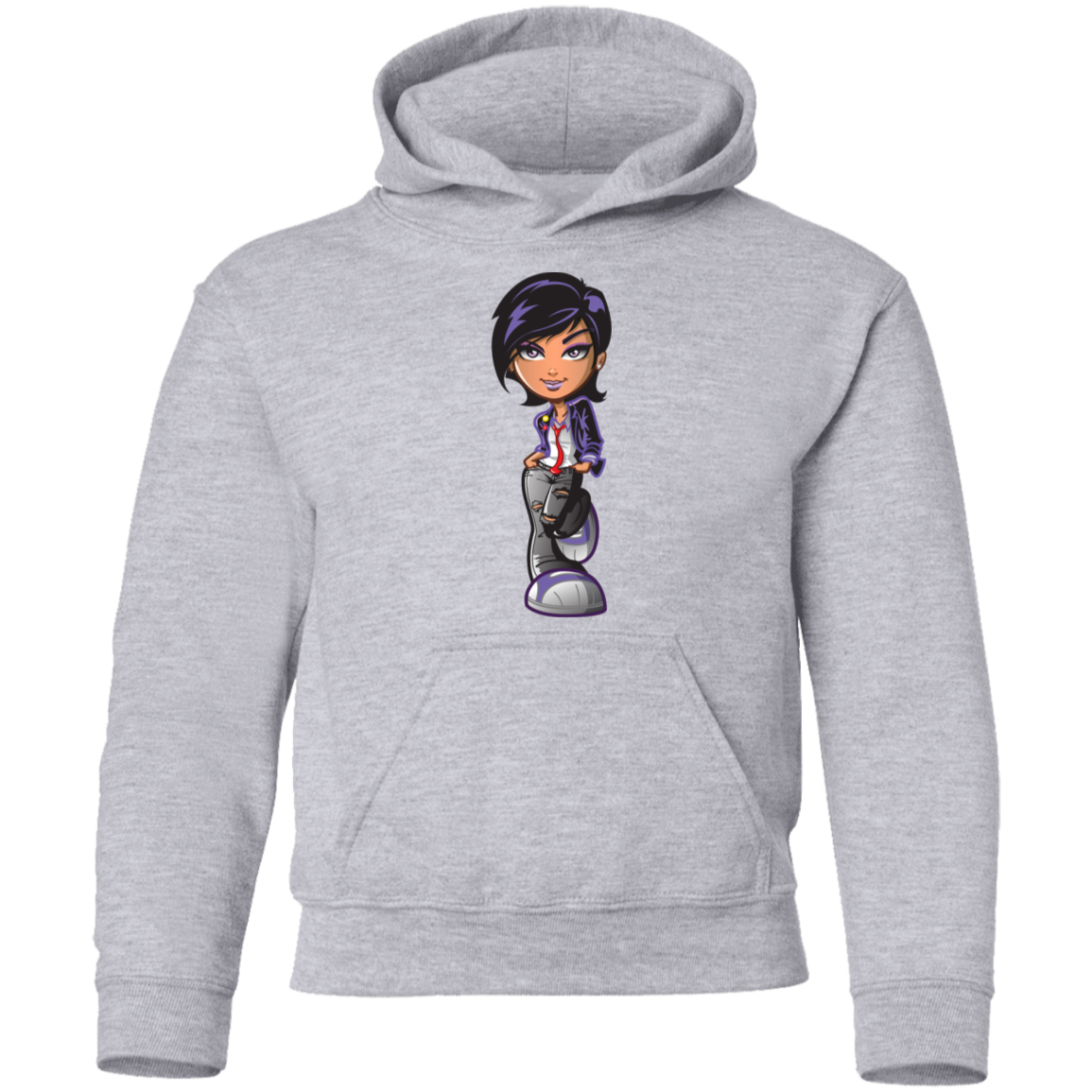 Cartoon Girl Kids Hoodie