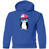 Hipster Penguin Kids Hoodie