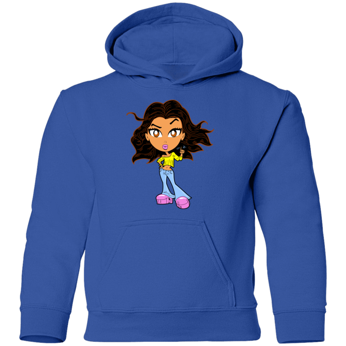 Cartoon Girl Kids Hoodie