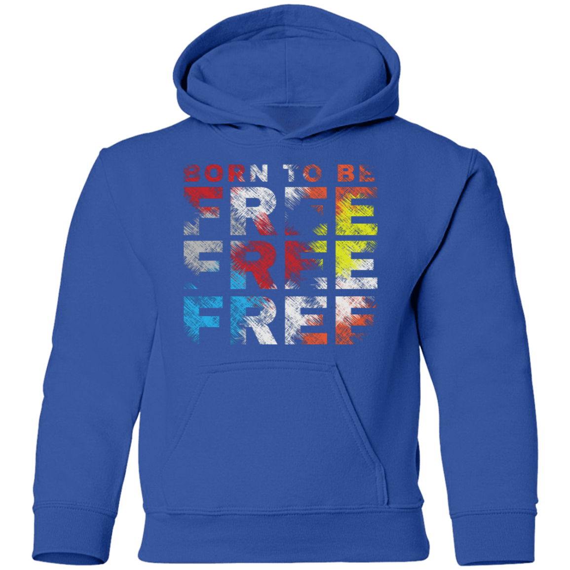 Born to Be Free Kids Hoodie