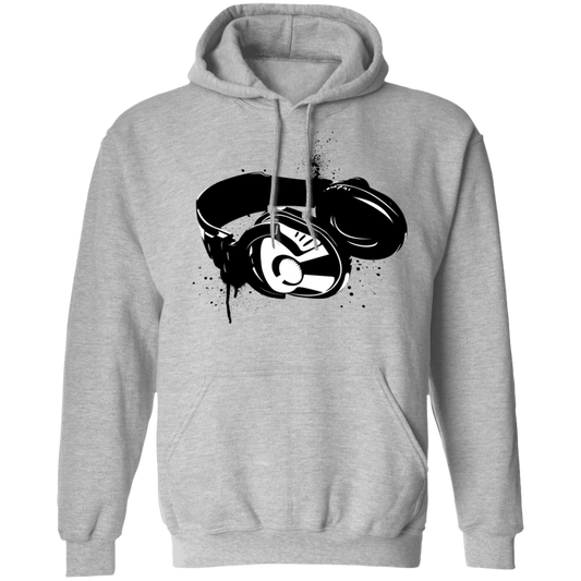 Black & White Headphones Hoodie